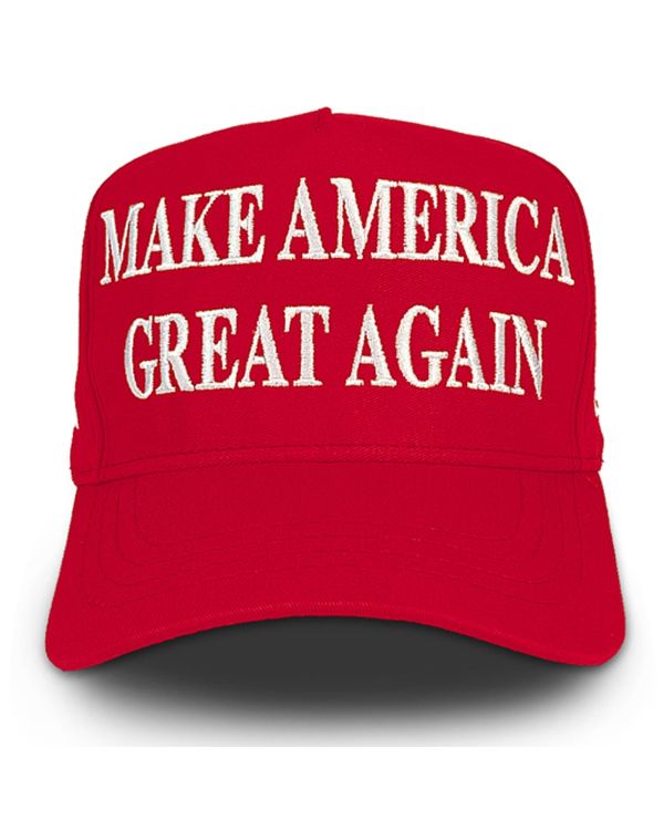 Official red MAGA hat, the symbol of the $MAGA memecoin